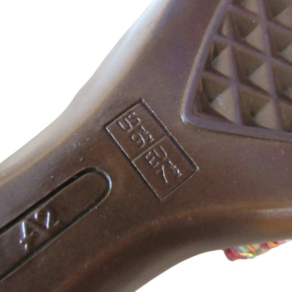 A2 By Aerosoles Say Yes Woven Sandals 9.5 Wedge Heel Multicolor Colorful Boho - Picture 7 of 9